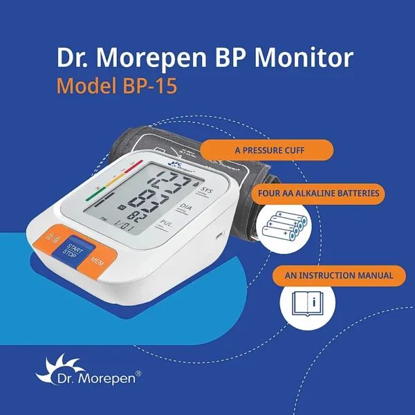 Dr. Morepen Blood Pressure Monitor Model BP-15 - Image 4