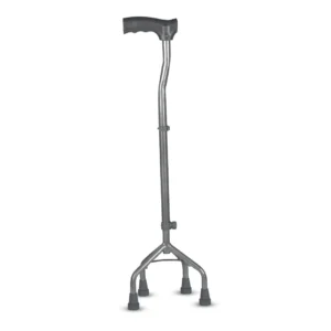 Medipedic quadripod stick for disabled users – grey walking aid