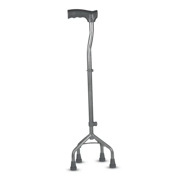 Medipedic quadripod stick for disabled users – grey walking aid