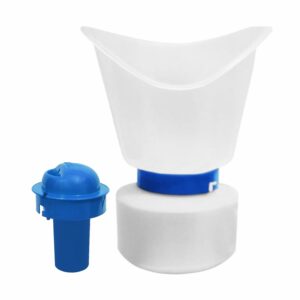 AccuSure 2 In 1 Nose, Cough Steamer and Nozzle Inhaler Vaporizer  (Blue)