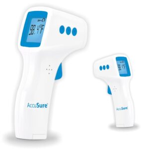 AccuSure HS Non Contact Infrared -Non Contact Forehead Thermometer for Adults and kids-Fever Temperature Gun