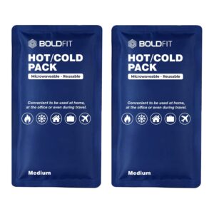 Boldfit Reusable Hot and Cold Ice Pack | Flexible Gel for Injuries, Pain Relief Cold Ice Gel