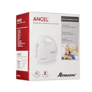 Romsons Angel Nebulizer Machine, Compact & Lightweight Compressor Nebulizer for Kids and Adult with Mask