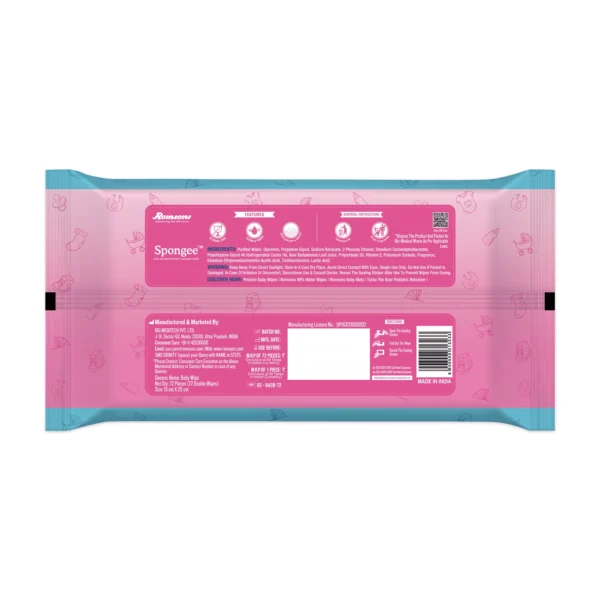 Spongee Baby Wet Wipes (Pack Of 3) - Image 2