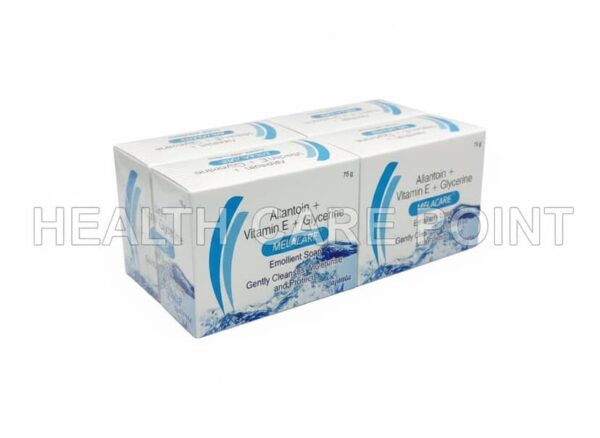 MelaCare Emollient Soap with Vitamin E and Glycerine – 4 x 75 g pack
