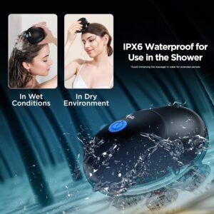 Rechargeable Electric Scalp Massager for Pain Relief"