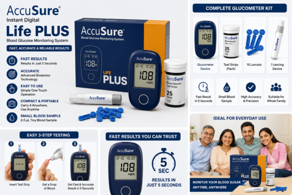 Complete Diabetes Testing Kit with Lancing Device