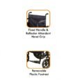 Basic Wheel Chair WC-1 Foldable Wheelchair