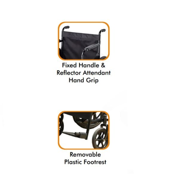 Untitled-1 Basic Wheel Chair WC-1 Foldable Wheelchair